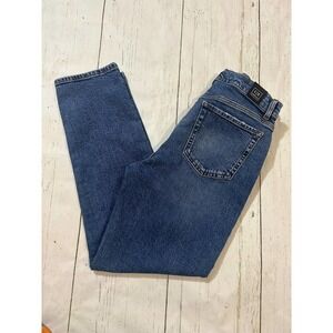 C/E by Current Elliott Women Med Wash Tapered Leg Jeans 27x28 Modern Minimalist